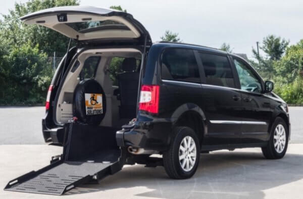 rear entry wheelchair accessible van